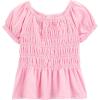 imageOSHKOSH BGOSH Girls Fashion TopPink Smocked
