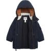 imageOSHKOSH BGOSH Heavyweight Parka Jacket for Boys Winter Coat with HoodNavy
