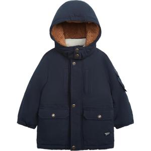 imageOSHKOSH BGOSH Heavyweight Parka Jacket for Boys Winter Coat with HoodNavy