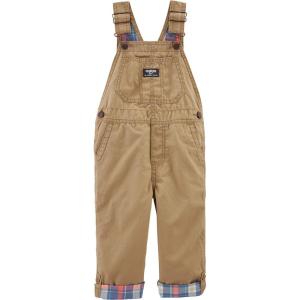 imageOSHKOSH BGOSH babyboys Worlds Best OverallsKhaki Wash