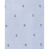 imageOshKosh BGosh babyboys Buttonfront BodysuitshirtBlue Anchor