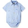 imageOshKosh BGosh babyboys Buttonfront BodysuitshirtFood Print