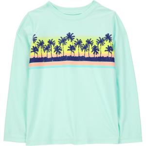 imageOSHKOSH BGOSH Boys RashguardMint Palm