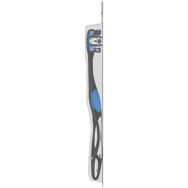 imageColgate 360 Advanced Floss Tip Toothbrush Soft Toothbrush for Adults 4 Pack1 Count Pack of 1