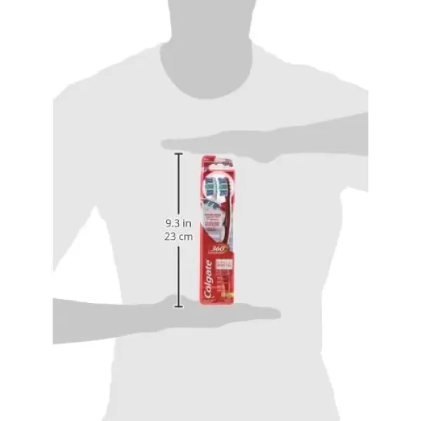 imageColgate 360 Advanced Optic White Toothbrush Soft 2 CountOptic White