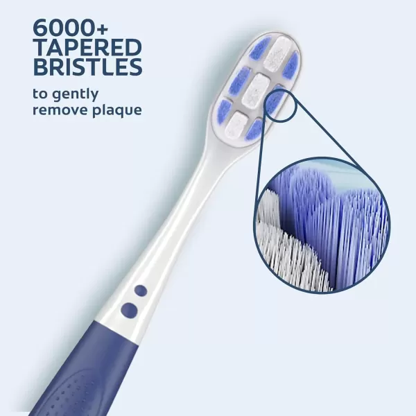 imageColgate 360 Extra Soft Toothbrush for Sensitive Teeth and Gums with Tongue and Cheek Cleaner  2 Count2 Count Pack of 1