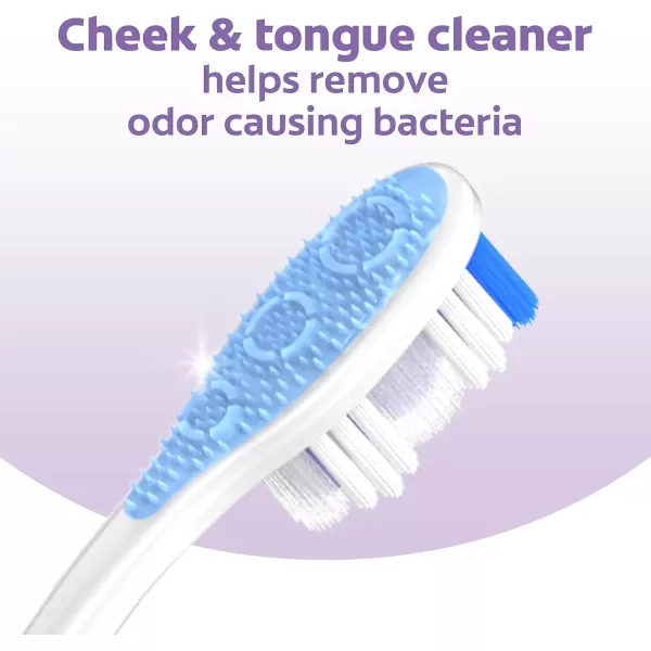 imageColgate 360 Extra Soft Toothbrush for Sensitive Teeth and Gums with Tongue and Cheek Cleaner  2 Count2 Count Pack of 1