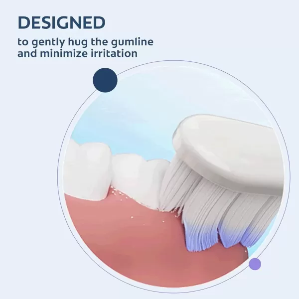 imageColgate 360 Extra Soft Toothbrush for Sensitive Teeth and Gums with Tongue and Cheek Cleaner  2 Count2 Count Pack of 1