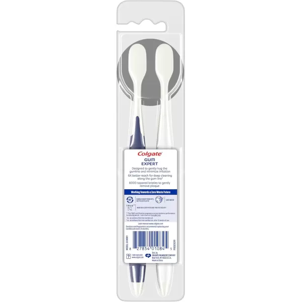 imageColgate 360 Extra Soft Toothbrush for Sensitive Teeth and Gums with Tongue and Cheek Cleaner  2 Count2 Count Pack of 1
