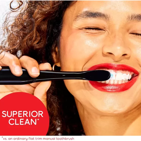 imageColgate 360 Optic White ProSeries Battery Black Toothbrush1 Count Pack of 1
