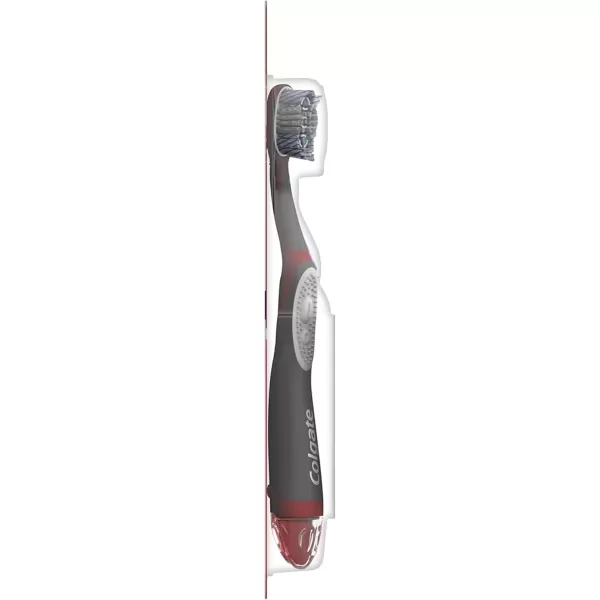 imageColgate 360 Optic White Sonic Battery Powered Vibrating Toothbrush Soft 2 Count2 Count Pack of 1