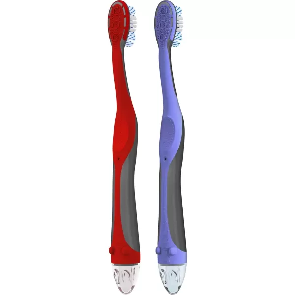 imageColgate 360 Optic White Sonic Battery Powered Vibrating Toothbrush Soft 2 Count2 Count Pack of 1