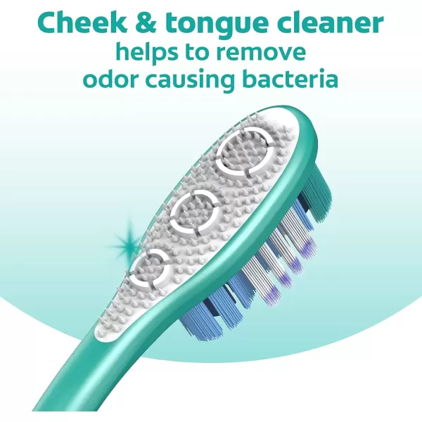 imageColgate 360 Whole Mouth Clean  Medium Toothbrush for Adults 4 Pack Packaging May Vary5 Count Pack of 1