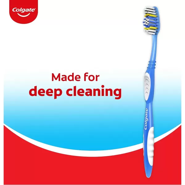 imageColgate Extra Clean Toothbrush Soft Toothbrush for Adults Packaging May Vary 6 Count3 Count Pack of 1