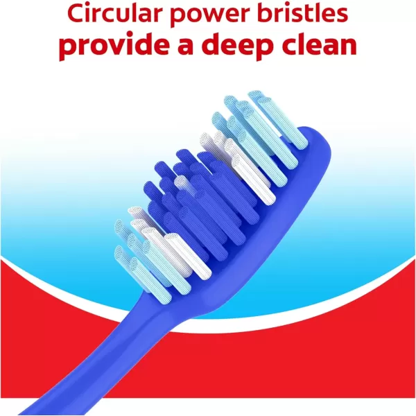 imageColgate Extra Clean Toothbrush Soft Toothbrush for Adults Packaging May Vary 6 Count6 Count Pack of 1