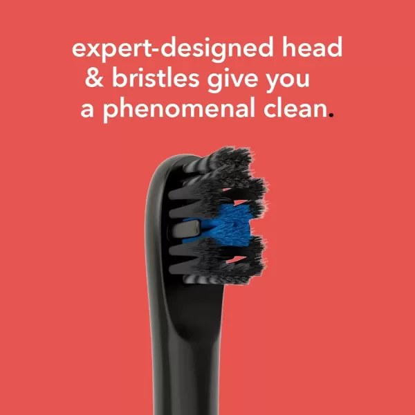 imageColgate Hum Connected Smart Electric Toothbrush Refill Head Black 2 PackBlack