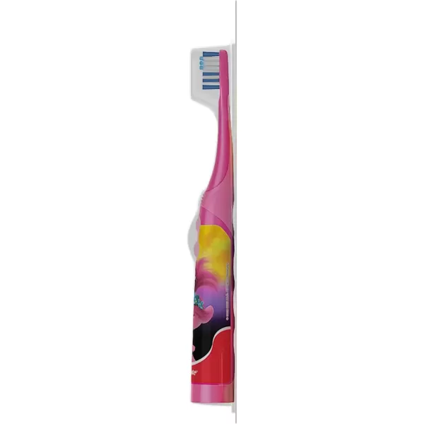 imageColgate Kids Battery Powered Toothbrush Kids Battery Toothbrush with Included AA Battery Extra Soft Bristles FlatLaying Handle to Prevent Rolling Llama Toothbrush 1 Pack1 Count Pack of 1