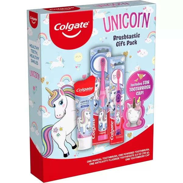 imageColgate Kids Battery Powered Toothbrush Kids Battery Toothbrush with Included AA Battery Extra Soft Bristles FlatLaying Handle to Prevent Rolling Llama Toothbrush 1 Pack1 Count Pack of 1