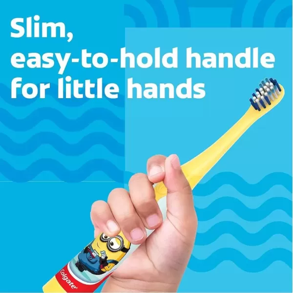 imageColgate Kids Battery Powered Toothbrush Kids Battery Toothbrush with Included AA Battery Extra Soft Bristles FlatLaying Handle to Prevent Rolling Llama Toothbrush 1 Pack2 Count Pack of 1