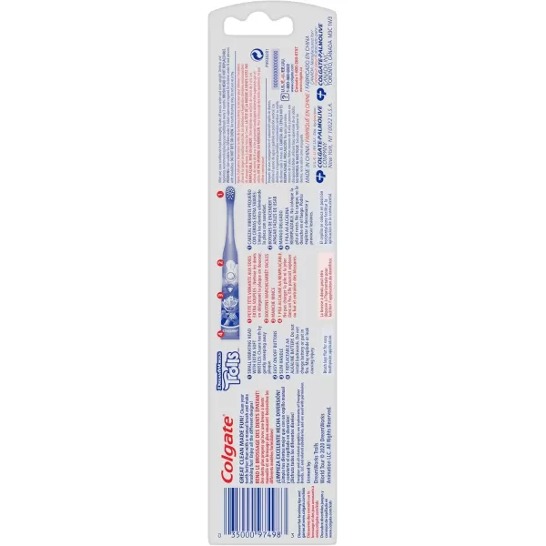 imageColgate Kids Battery Powered Toothbrush Kids Battery Toothbrush with Included AA Battery Extra Soft Bristles FlatLaying Handle to Prevent Rolling Llama Toothbrush 1 Pack1 Count Pack of 1