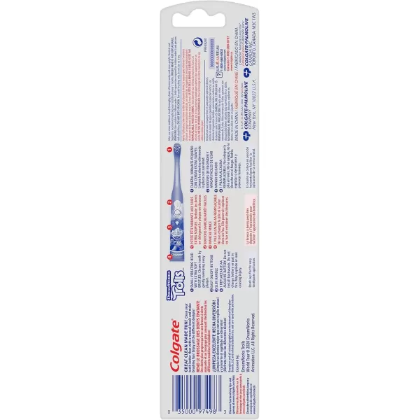 imageColgate Kids Battery Powered Toothbrush Kids Battery Toothbrush with Included AA Battery Extra Soft Bristles FlatLaying Handle to Prevent Rolling Llama Toothbrush 1 Pack1 Count Pack of 1