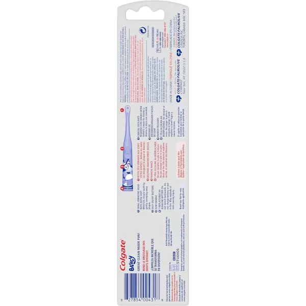 imageColgate Kids Battery Powered Toothbrush Unicorn Extra Soft Toothbrush Ages 3 and Up 1 PackBluey