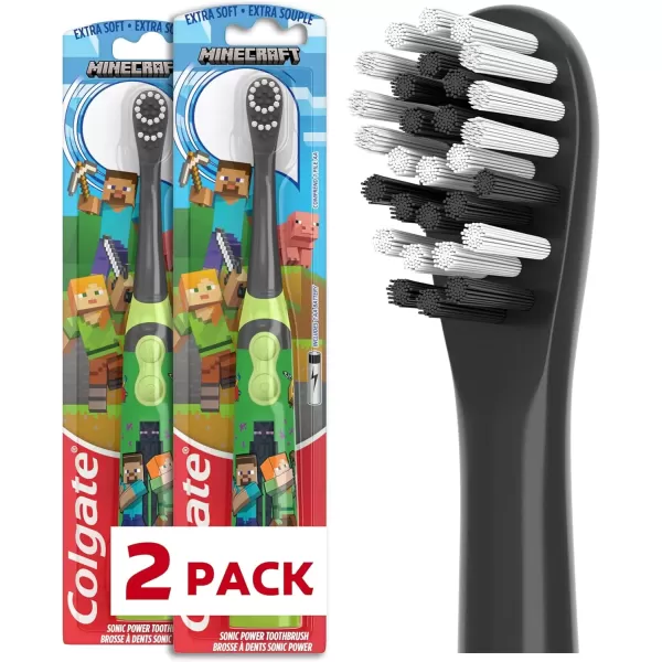 imageColgate Kids Battery Powered Toothbrush Unicorn Extra Soft Toothbrush Ages 3 and Up 1 PackMinceraft 2pk