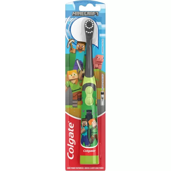 imageColgate Kids Battery Powered Toothbrush Unicorn Extra Soft Toothbrush Ages 3 and Up 1 PackMinecraft
