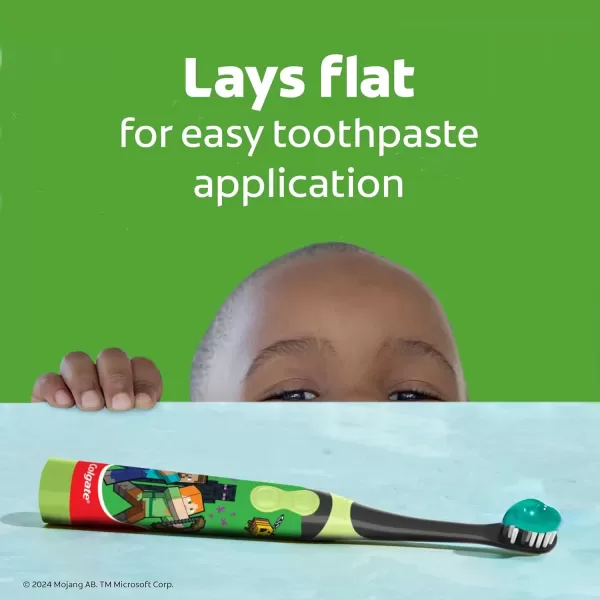 imageColgate Kids Battery Powered Toothbrush Unicorn Extra Soft Toothbrush Ages 3 and Up 1 PackMinecraft