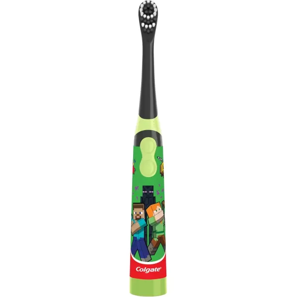 imageColgate Kids Battery Powered Toothbrush Unicorn Extra Soft Toothbrush Ages 3 and Up 1 PackMinecraft