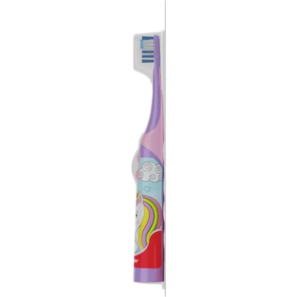 imageColgate Kids Battery Powered Toothbrush Unicorn Extra Soft Toothbrush Ages 3 and Up 1 PackUnicorn