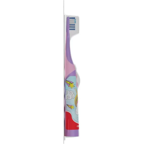 imageColgate Kids Battery Powered Toothbrush Unicorn Extra Soft Toothbrush Ages 3 and Up 1 PackUnicorn