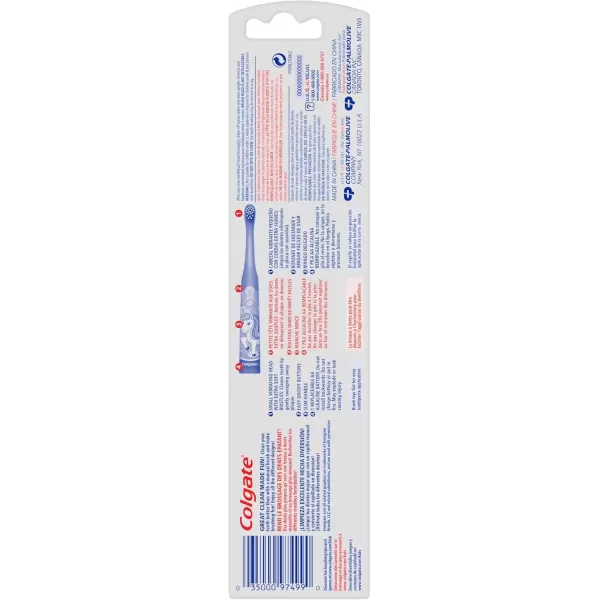 imageColgate Kids Battery Powered Toothbrush Unicorn Extra Soft Toothbrush Ages 3 and Up 1 PackUnicorn