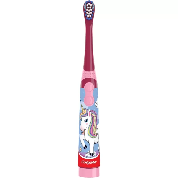 imageColgate Kids Battery Powered Toothbrush Unicorn Extra Soft Toothbrush Ages 3 and Up 1 PackUnicorn
