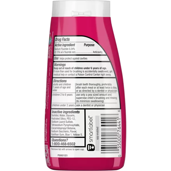 imageColgate Kids Fluoride Toothpaste Kids Watermelon Toothpaste Gel with Fluoride Watermelon Burst Flavor 46 Oz TubeWatermelon Burst