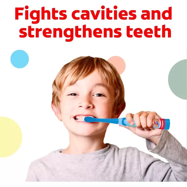 imageColgate Kids Fluoride Toothpaste Kids Watermelon Toothpaste Gel with Fluoride Watermelon Burst Flavor 46 Oz TubeWatermelon Burst