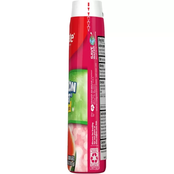 imageColgate Kids Fluoride Toothpaste Kids Watermelon Toothpaste Gel with Fluoride Watermelon Burst Flavor 46 Oz TubeWatermelon Burst