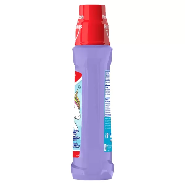 imageColgate Kids Mouthwash Unicorn Bubble Fruit Flavor Anticavity Fluoride Mouthwash 169 Ounce Pack of 6Unicorn