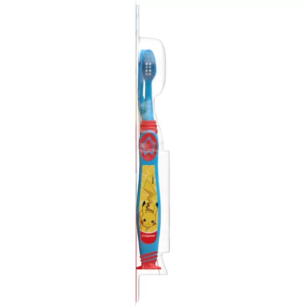 imageColgate Kids Toothbrush Minions With Extra Soft Bristles and Built In Suction Cup Holder 4 Pack1 Count Pack of 2