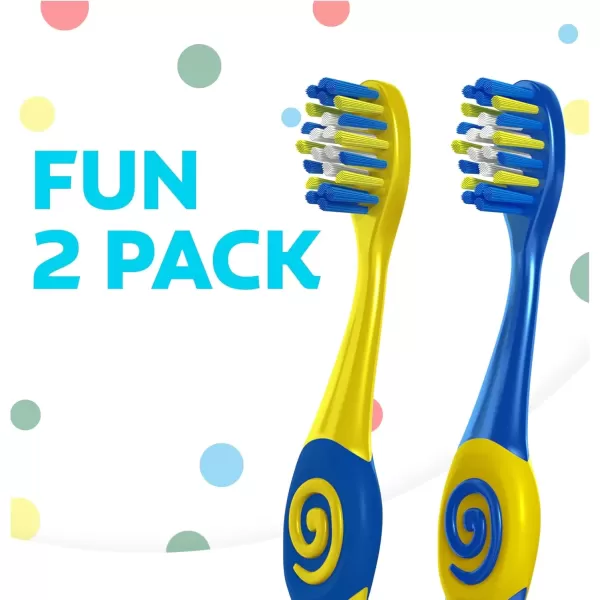 imageColgate Kids Toothbrush Minions With Extra Soft Bristles and Built In Suction Cup Holder 4 Pack2 Count Pack of 1