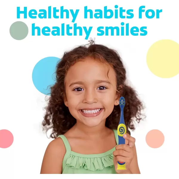 imageColgate Kids Toothbrush Minions With Extra Soft Bristles and Built In Suction Cup Holder 4 Pack2 Count Pack of 1