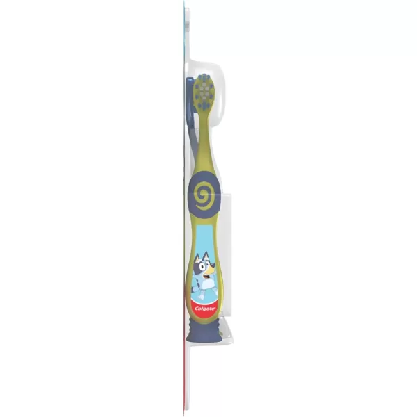 imageColgate Kids Toothbrush Minions With Extra Soft Bristles and Built In Suction Cup Holder 4 Pack2 Count Pack of 1