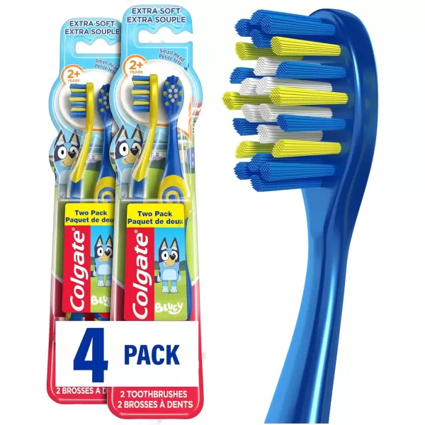imageColgate Kids Toothbrush Minions With Extra Soft Bristles and Built In Suction Cup Holder 4 Pack4 Count