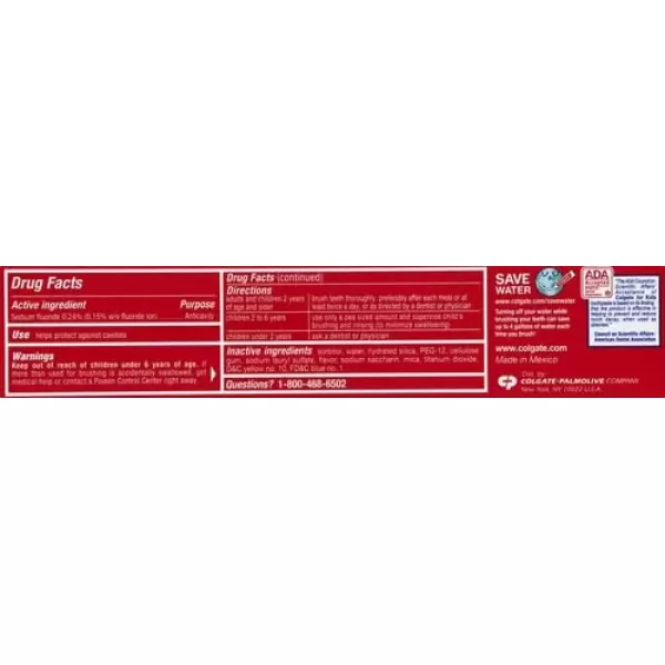 imageColgate Kids Toothpaste with Fluoride Anticavity ampamp Cavity Protection Toothpaste For Ages 2 Mild Bubble Fruit Flavor 46 Ounce46 Ounce Pack of 2