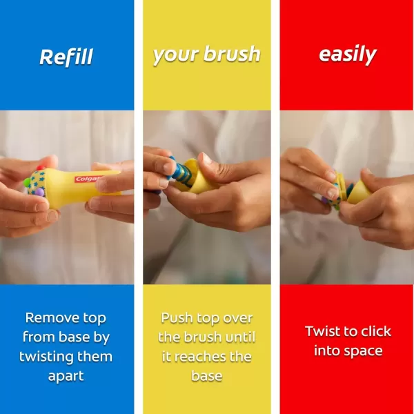 imageColgate Magik Smart Toothbrush for Kids Kids Toothbrush Timer with Fun Brushing Games Yellow 1 CountMagik Smart Toothbrush