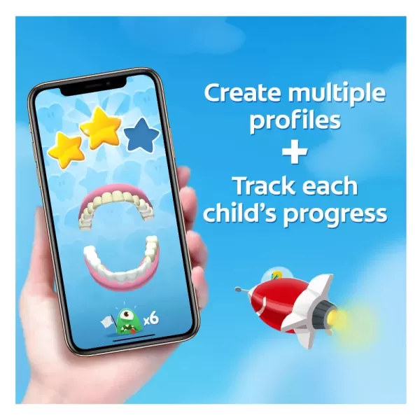 imageColgate Magik Smart Toothbrush for Kids Kids Toothbrush Timer with Fun Brushing Games Yellow 1 CountMagik Smart Toothbrush