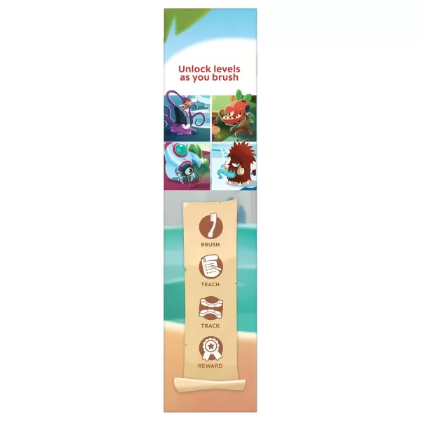 imageColgate Magik Smart Toothbrush for Kids Kids Toothbrush Timer with Fun Brushing Games Yellow 1 CountMagik Smart Toothbrush
