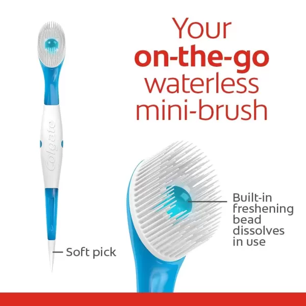 imageColgate Max Fresh Wisp Disposable Mini Travel Toothbrushes Peppermint 24 Count Pack of 424 Count Pack of 1