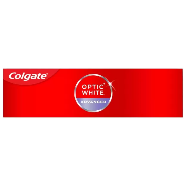 imageColgate Optic White Advanced Hydrogen Peroxide Toothpaste Pack Teeth Whitening Toothpaste EnamelSafe Hydrogen Peroxide Formula Helps Remove Tea Coffee and Wine Stains Icy Fresh 3 Pack 32 oz32 Ounce Pack of 3
