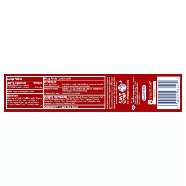 imageColgate Optic White Advanced Hydrogen Peroxide Toothpaste Pack Teeth Whitening Toothpaste EnamelSafe Hydrogen Peroxide Formula Helps Remove Tea Coffee and Wine Stains Icy Fresh 3 Pack 32 oz45 Ounce Pack of 2